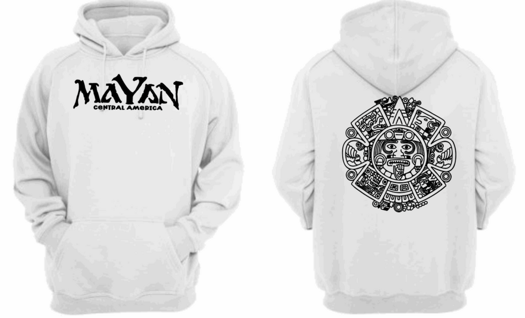 mayan/central amercia hoodie  (F/B PRINT)